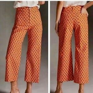 Anthropologie Sarah Gordon x Maeve Colette Pants Bee Print